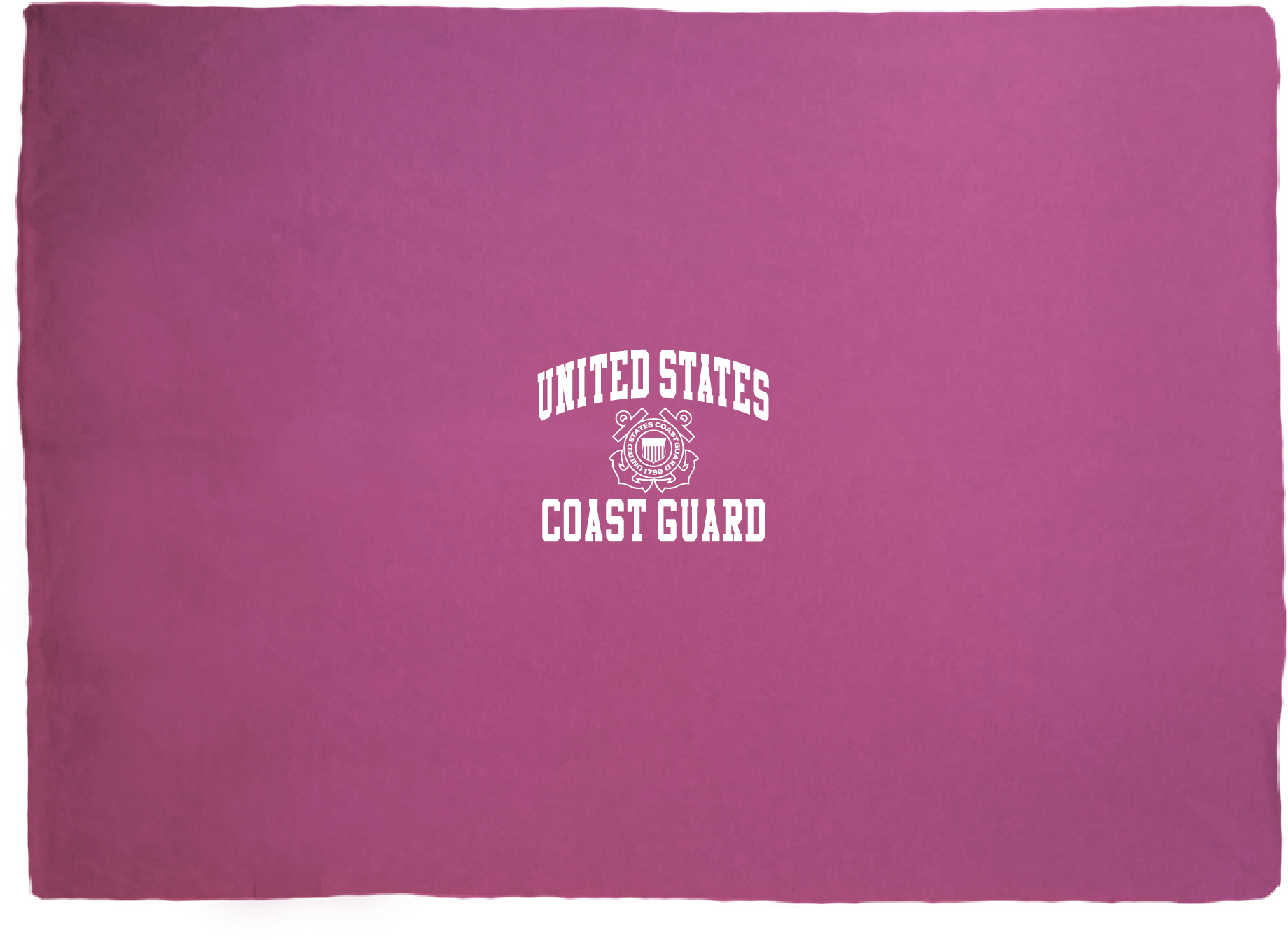 Tobacco Road Tees Coast Guard Crest Blanket