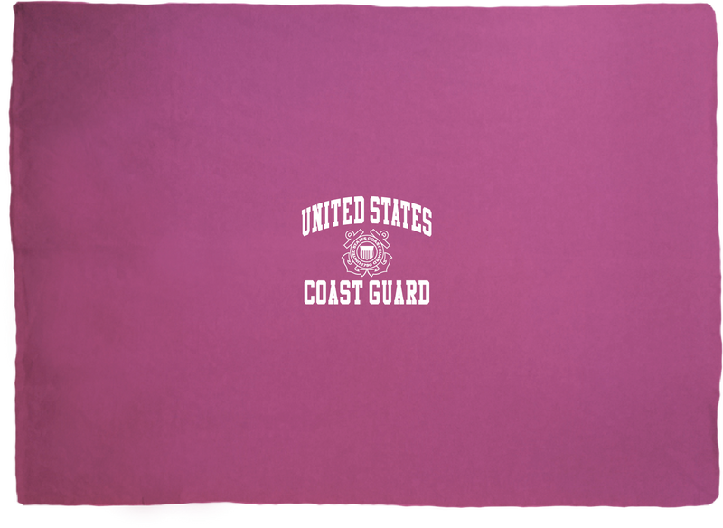 Tobacco Road Tees Coast Guard Crest Blanket