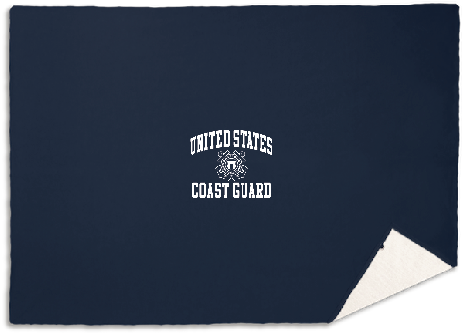 Tobacco Road Tees Coast Guard Crest Blanket