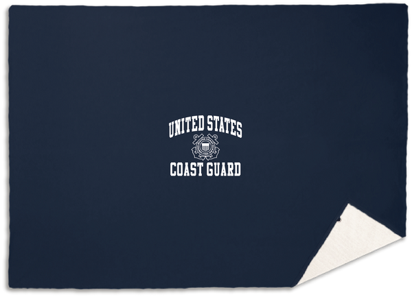 Tobacco Road Tees Coast Guard Crest Blanket