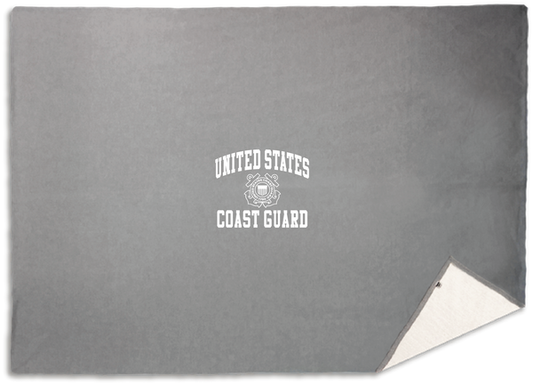 Tobacco Road Tees Coast Guard Crest Blanket