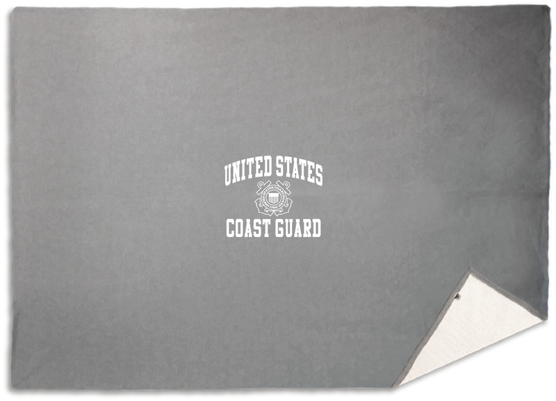 Tobacco Road Tees Coast Guard Crest Blanket