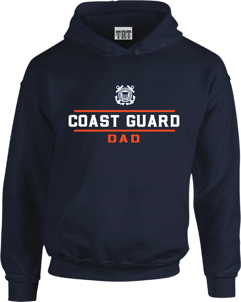 Coast Guard Pullover Hoodie Sweatshirt - DAD