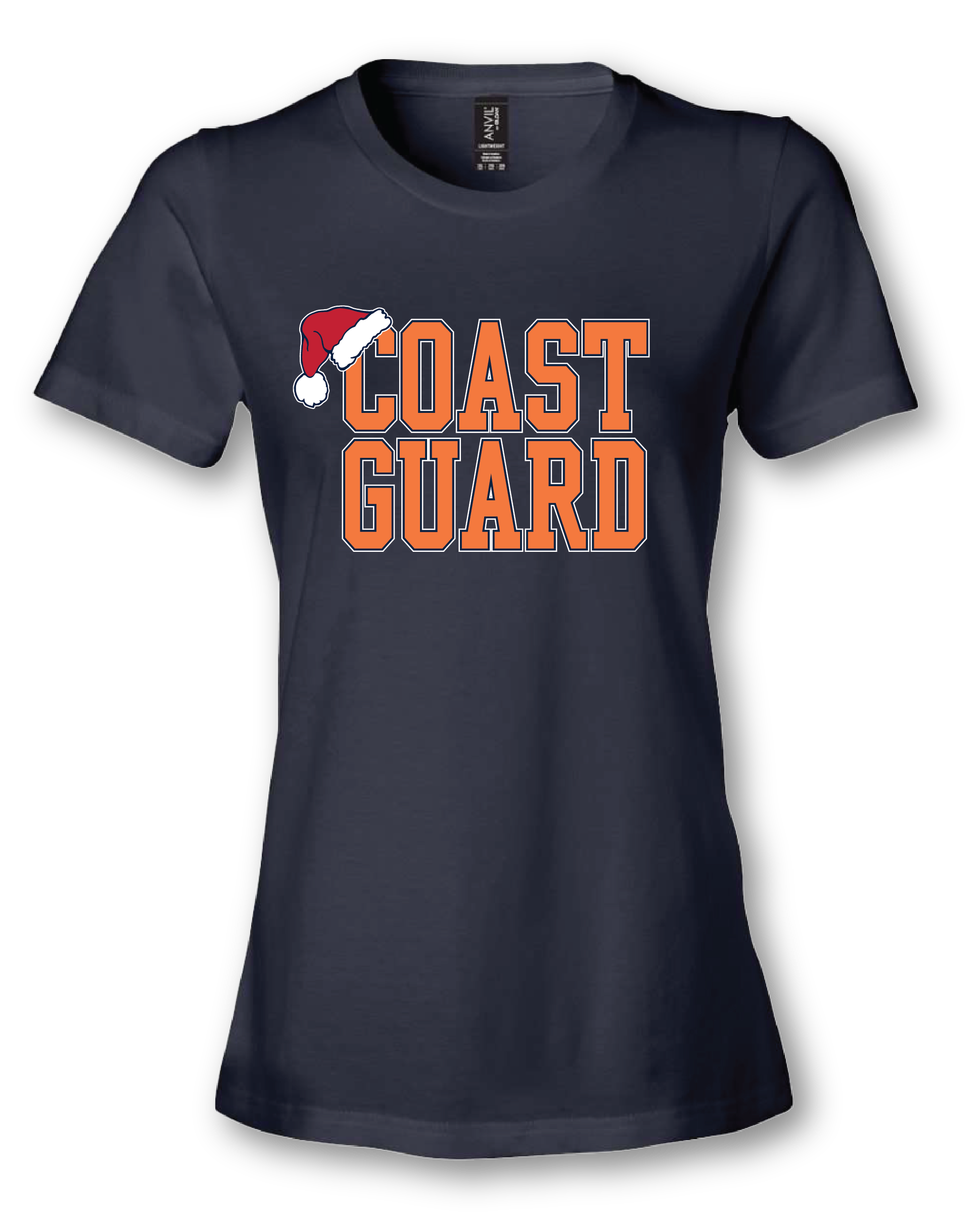 Coast Guard Womens 2024 Holiday Short Sleeve T-Shirt