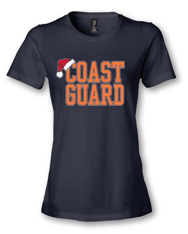 Coast Guard Womens 2024 Holiday Short Sleeve T-Shirt