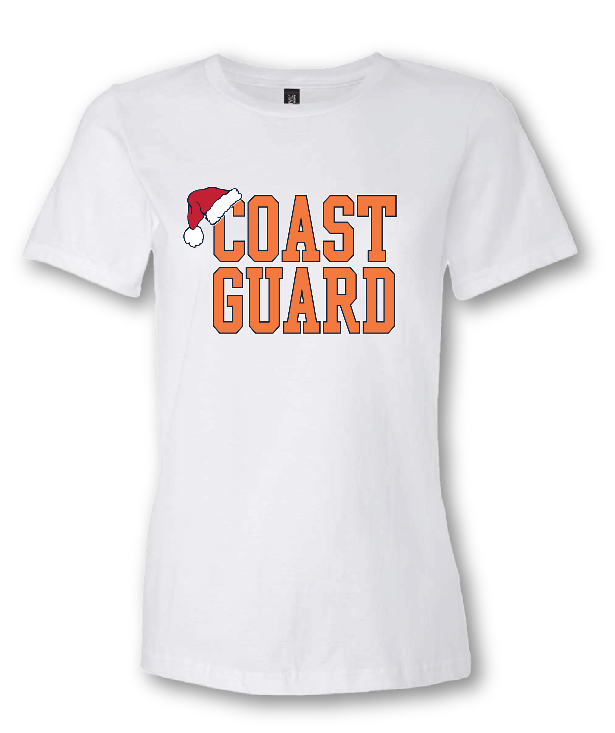 Coast Guard Womens 2024 Holiday Short Sleeve T-Shirt