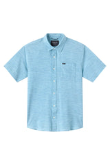 O'Neill Mens TRVLR UPF Traverse Stripe Standard Fit Short Sleeve Shirt