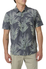 O'Neill Mens UPF Slub Relaxed Fit Short Sleeve Shirt