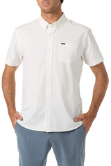 O'Neill Mens Light Check Standard Fit Short Sleeve Shirt
