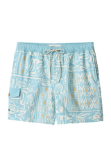 O'Neill Mens Hermosa Retro Elastic Waist 17" Swim Trunks
