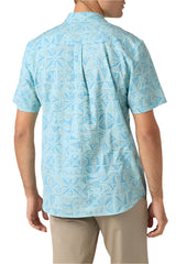 O'Neill Mens TRVLR Upf Traverse Slub Standard Woven Short Sleeve Button Down Shirt