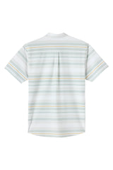 O'Neill Mens TRVLR UPF Transverse Stripe Standard Fit Short Sleeve Shirt