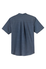 O'Neill Mens TRVLR UPF Transverse Stripe Relaxed Fit Short Sleeve Shirt