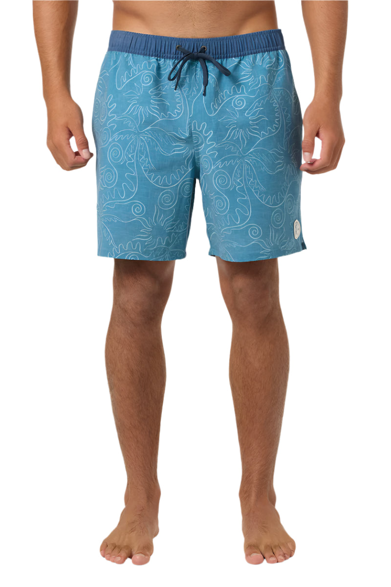 O'Neill Mens O'riginals Elastic Waist 16" Swim Trunks