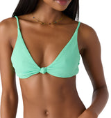 O'Neill Womens Saltwater Solids Rib Pismo Bralette Bikini Top