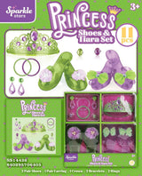 Sparkle Starts 11-Piece Princess Shoes and Tiara Play Set