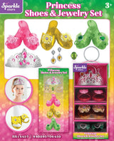 Sparkle Stars Princess Shoes and Jewelry Set - 3 Pair