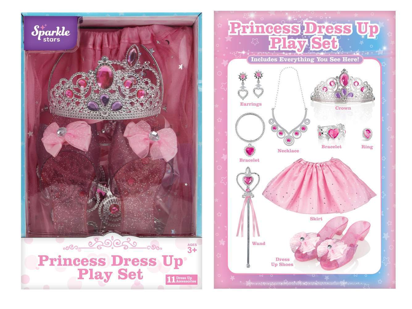 princess set dress up Sparkle Stars Princess Dress Up Play Set – ShopCGX