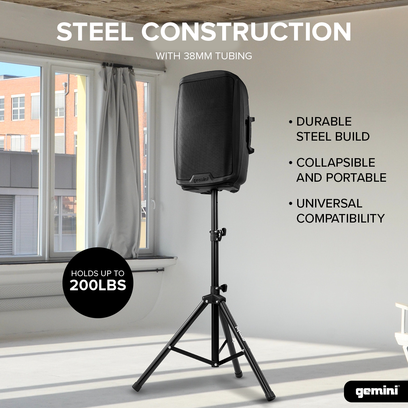 Gemini ST-04 Professional Speaker Stand