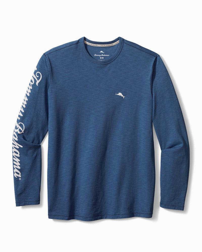 Tommy Bahama Mens Patriotic Billboard Lux Long Sleeve T-Shirt