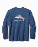 Tommy Bahama Mens Patriotic Billboard Lux Long Sleeve T-Shirt