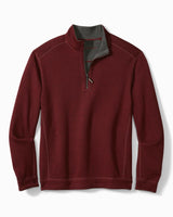 Tommy Bahama Mens Flipshore Half-Zip Reversible Sweatshirt
