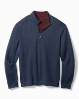 Tommy Bahama Mens Flipshore Half-Zip Reversible Sweatshirt