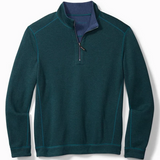 Tommy Bahama Mens Flipshore Half-Zip Reversible Sweatshirt