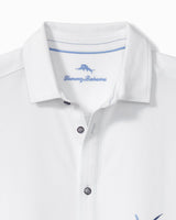 Tommy Bahama Mens Oh My Frond IslandZone Knit Camp Short Sleeve Shirt