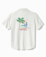 Tommy Bahama Mens Poolside Oasis Terry Short Sleeve Button Down Shirt