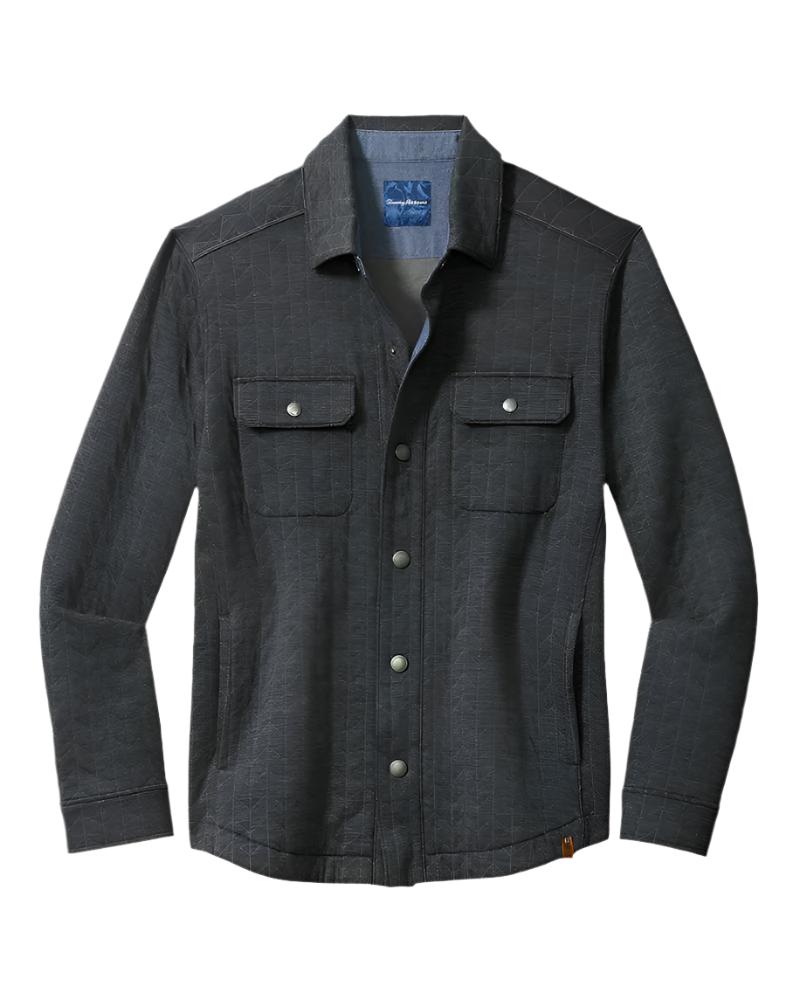 Tommy Bahama Mens Cobble Hill CPO Shirt Jacket