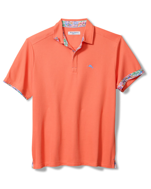 Tommy Bahama Mens Amalfi Views Five O'Clock Short Sleeve Polo Shirt