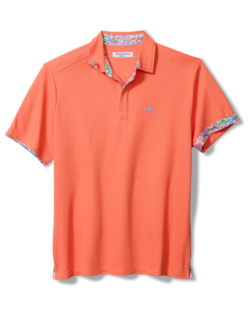 Tommy Bahama Mens Amalfi Views Five O'Clock Short Sleeve Polo Shirt