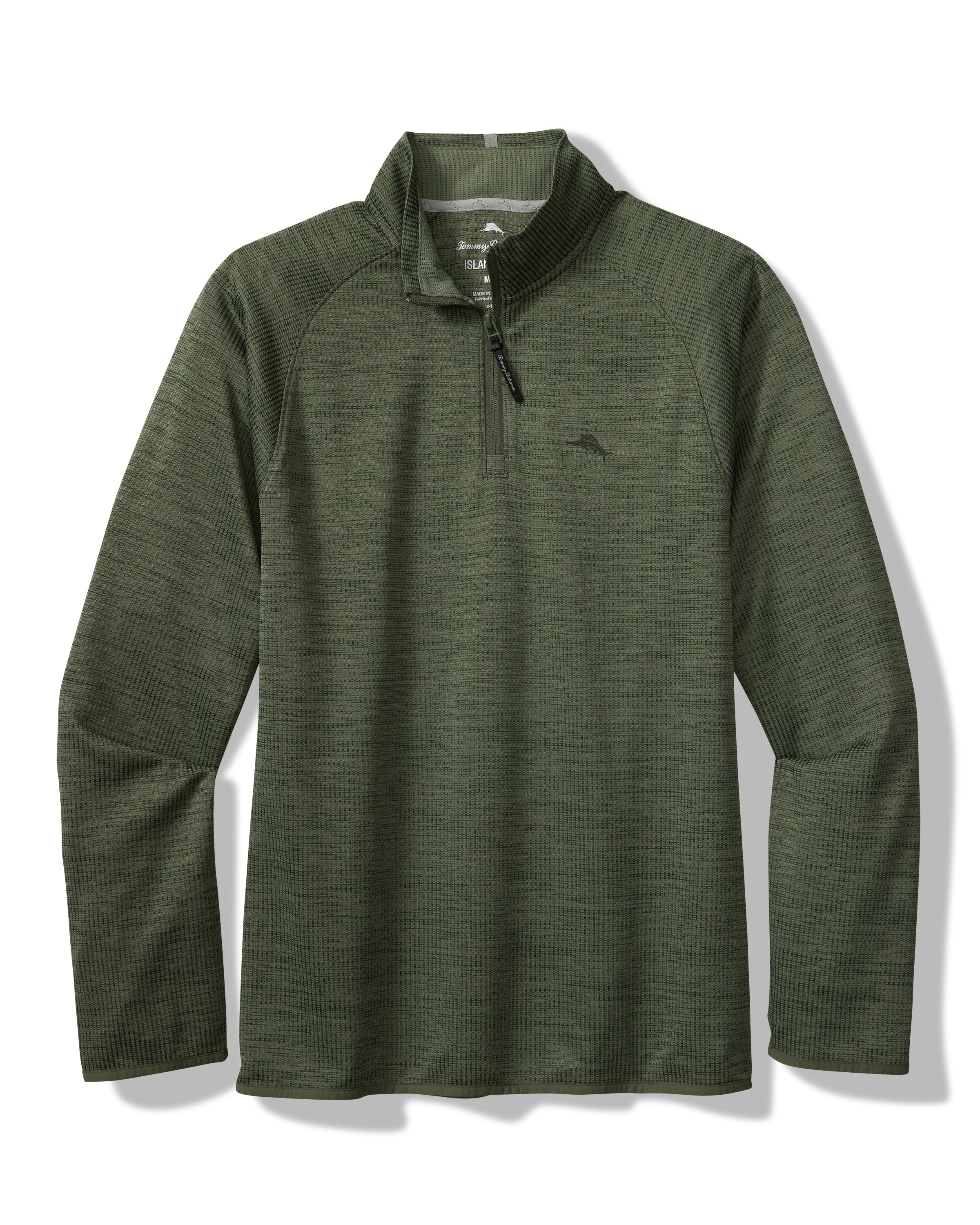 Tommy Bahama Mens Palm Pro Half-Zip IslandZone 1/4 Zip Sweatshirt