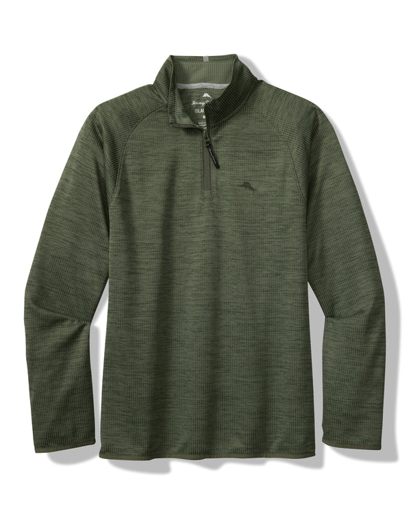 Tommy Bahama Mens Palm Pro Half-Zip IslandZone 1/4 Zip Sweatshirt