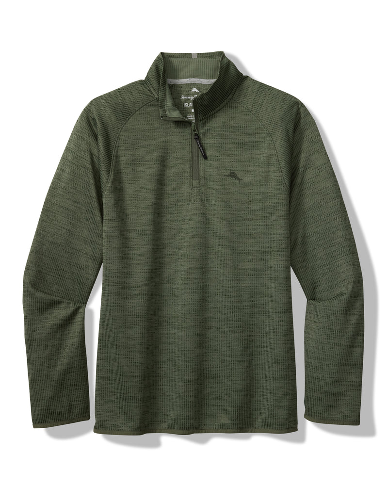 Tommy Bahama Mens Palm Pro Half-Zip IslandZone 1/4 Zip Sweatshirt