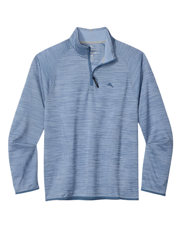 Tommy Bahama Mens Palm Pro Half-Zip IslandZone 1/4 Zip Sweatshirt