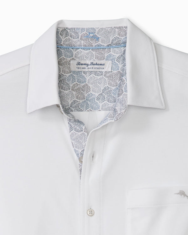 Tommy Bahama Mens San Luco Tri Leaf Geo Happy Hour Button Down Shirt