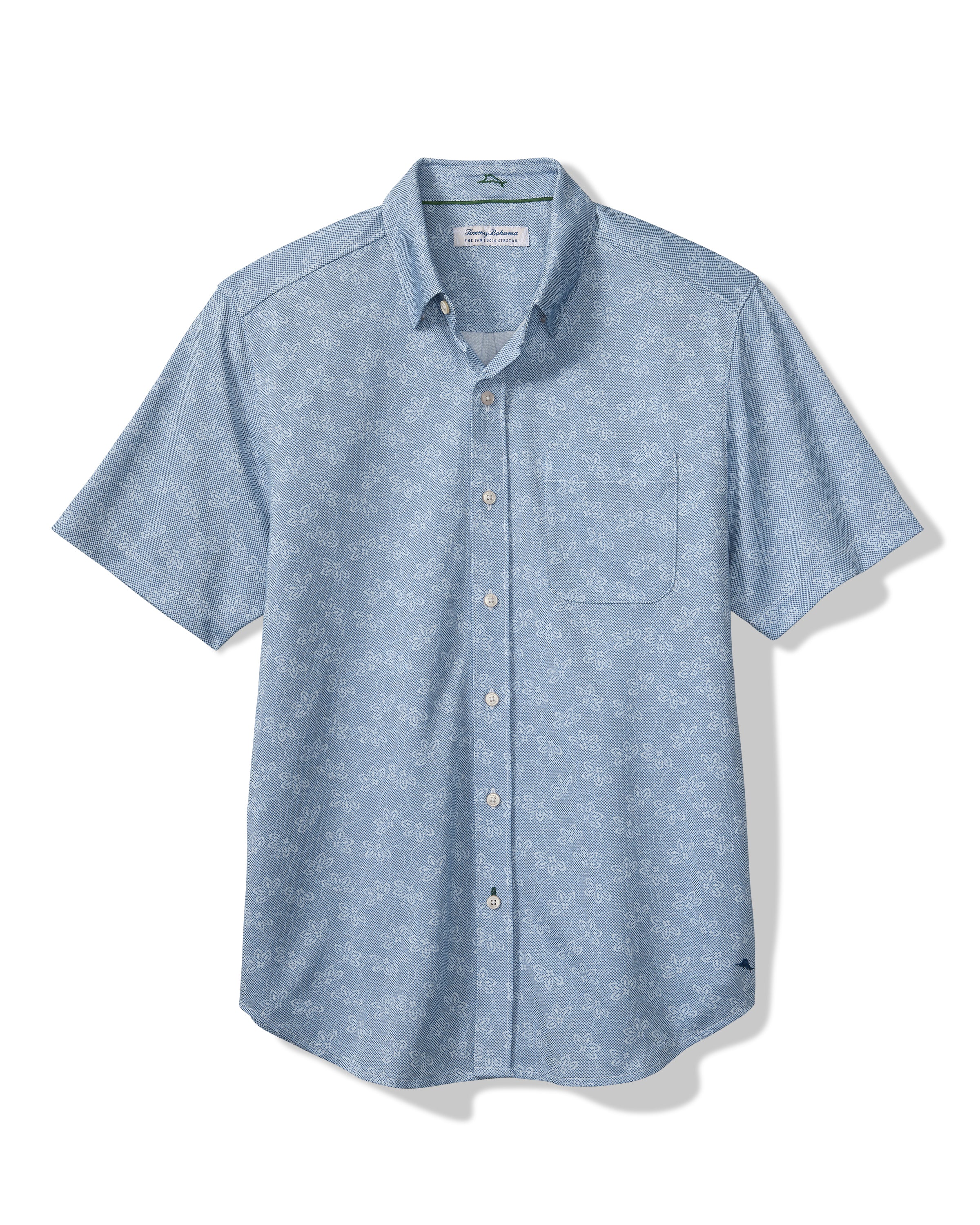 Tommy Bahama Mens San Lucio Lotus Short Sleeve Shirt