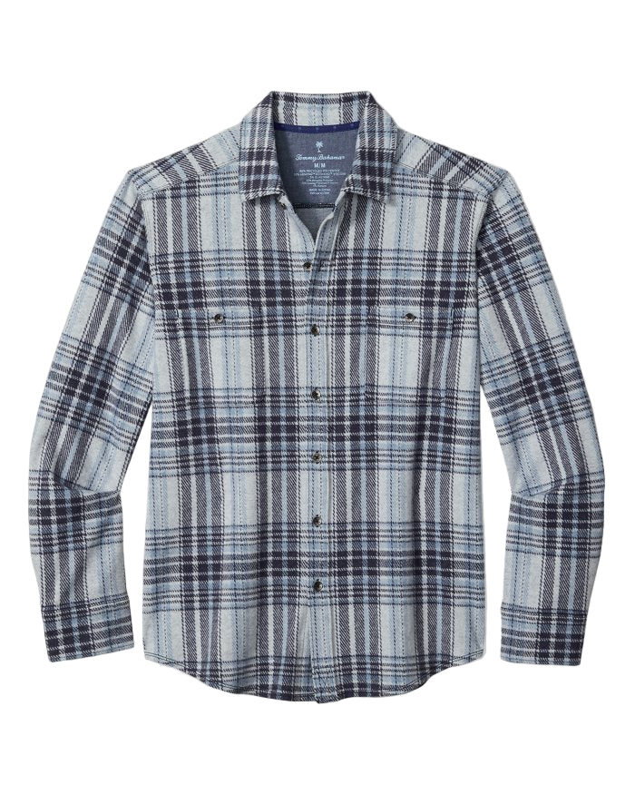 Tommy Bahama Mens Fireside Santa Fe Stretch Flannel Long Sleeve Shirt