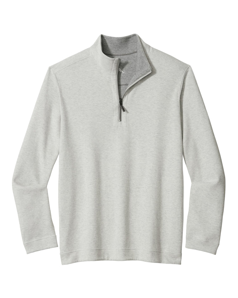 Tommy Bahama Mens Flipview Reversible Half-Zip Sweatshirt
