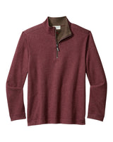 Tommy Bahama Mens Flipview Reversible Half-Zip Sweatshirt