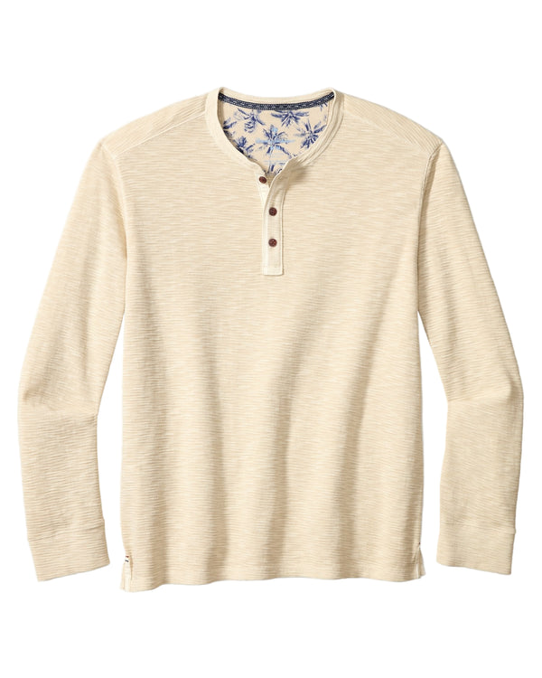 Tommy Bahama Mens Port Oasis Long Sleeve Henley Shirt