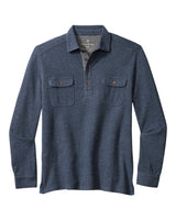 Tommy Bahama Mens Penn Cove Long-Sleeve Polo Shirt