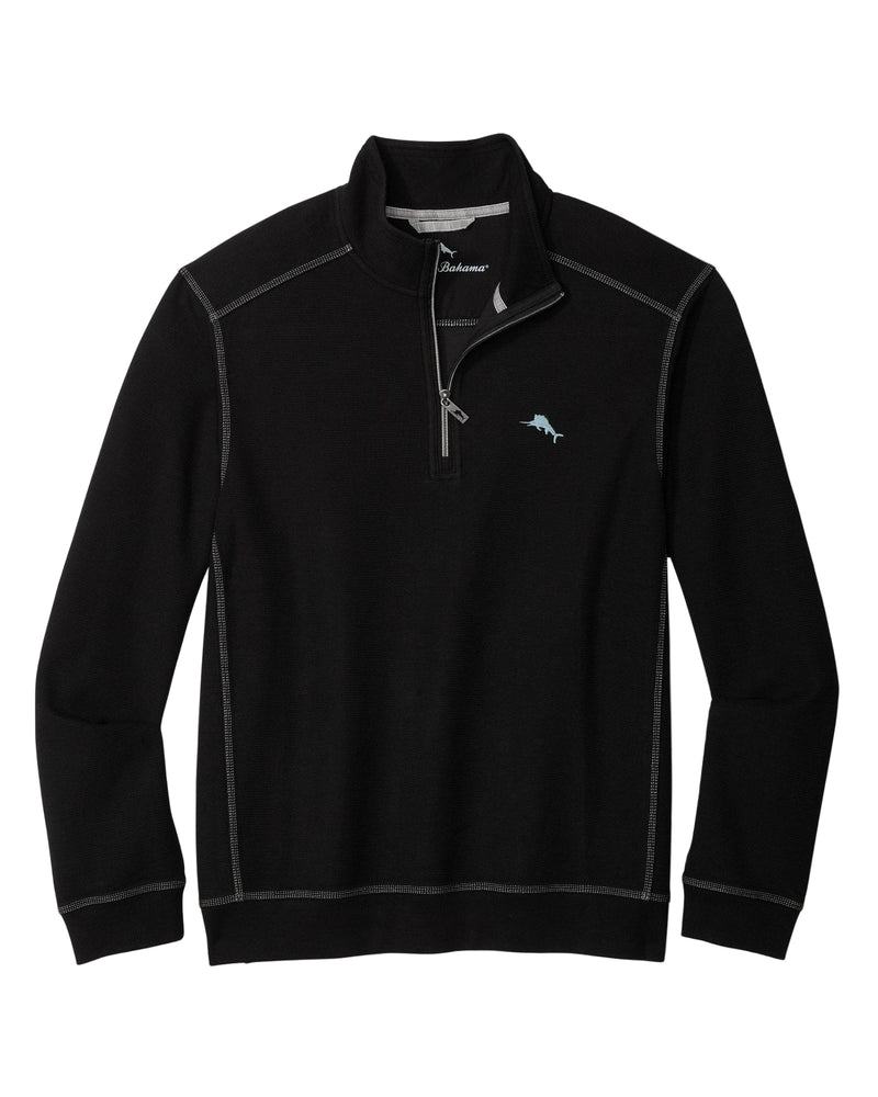 Tommy Bahama Mens Montego Beach Half-Zip Long Sleeve Sweatshirt