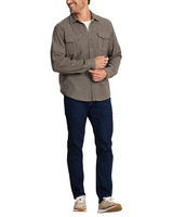 Tommy Bahama Mens Fireside Coast Stretch Flannel Long Sleeve Shirt
