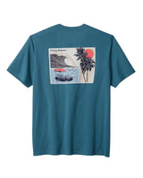 Tommy Bahama Mens Surfing Sunsets Graphic Short Sleeve T-Shirt