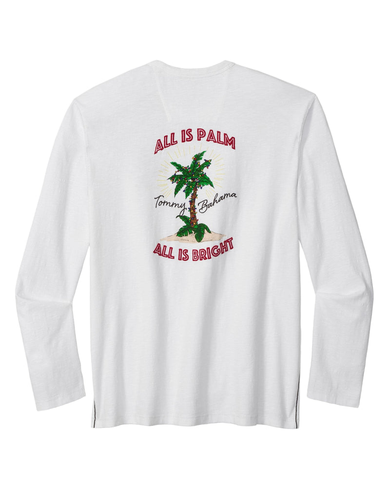 Tommy Bahama Mens  All Is Bright Long-Sleeve Lux T-Shirt