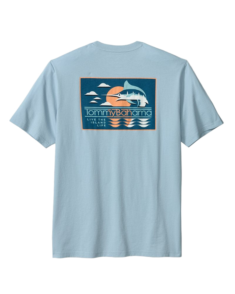Tommy Bahama Mens Marlin View Graphic Short Sleeve T-Shirt