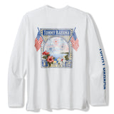 Tommy Bahama Mens Long May It Wave Lux Long Sleeve T-Shirt